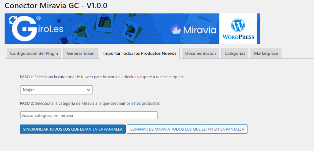 woocommerce miravia