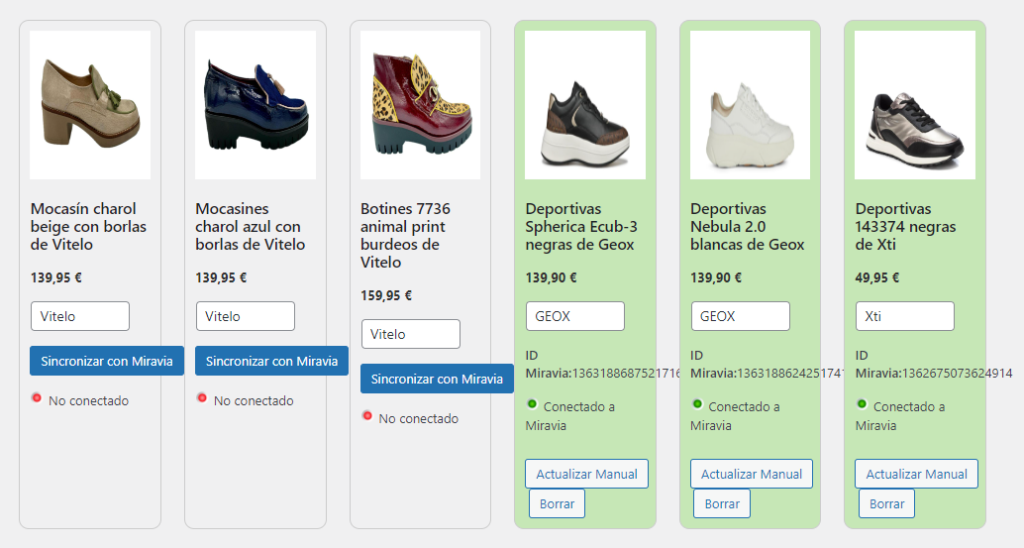 productos woocommerce a miravia