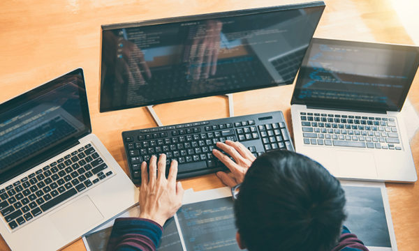 Professional Development programmer working in programming website a software and coding technology, writing codes and data code, Programming with HTML, PHP and javascript.