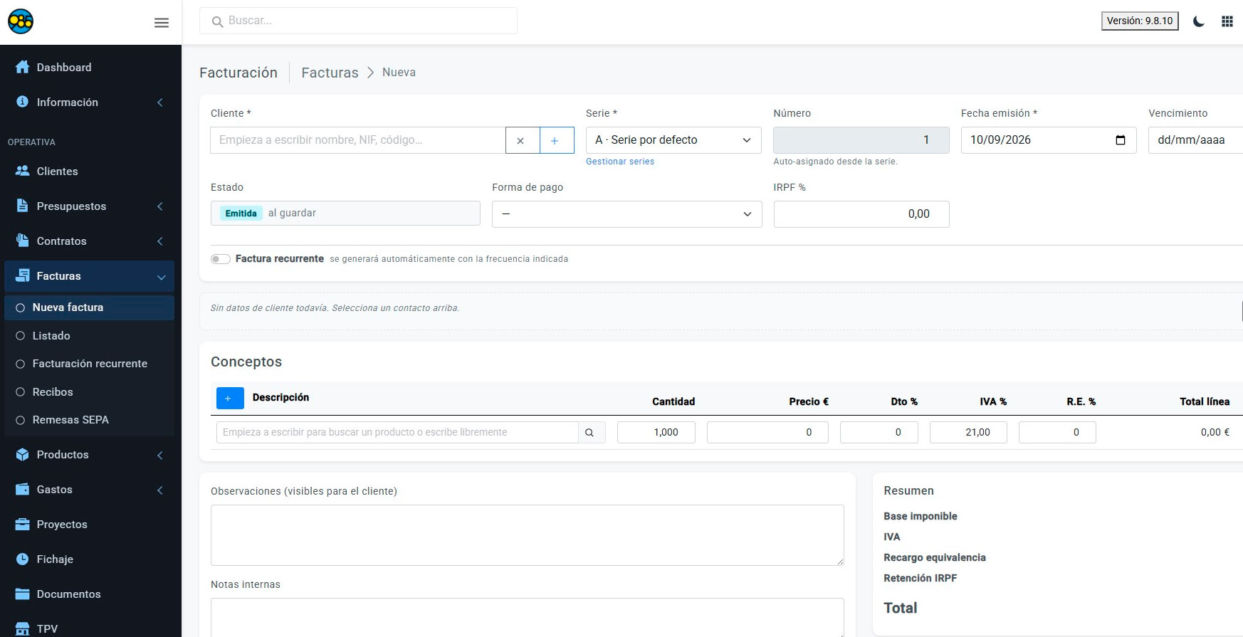 digifactu-compatible-con-verifactu-nueva-factura